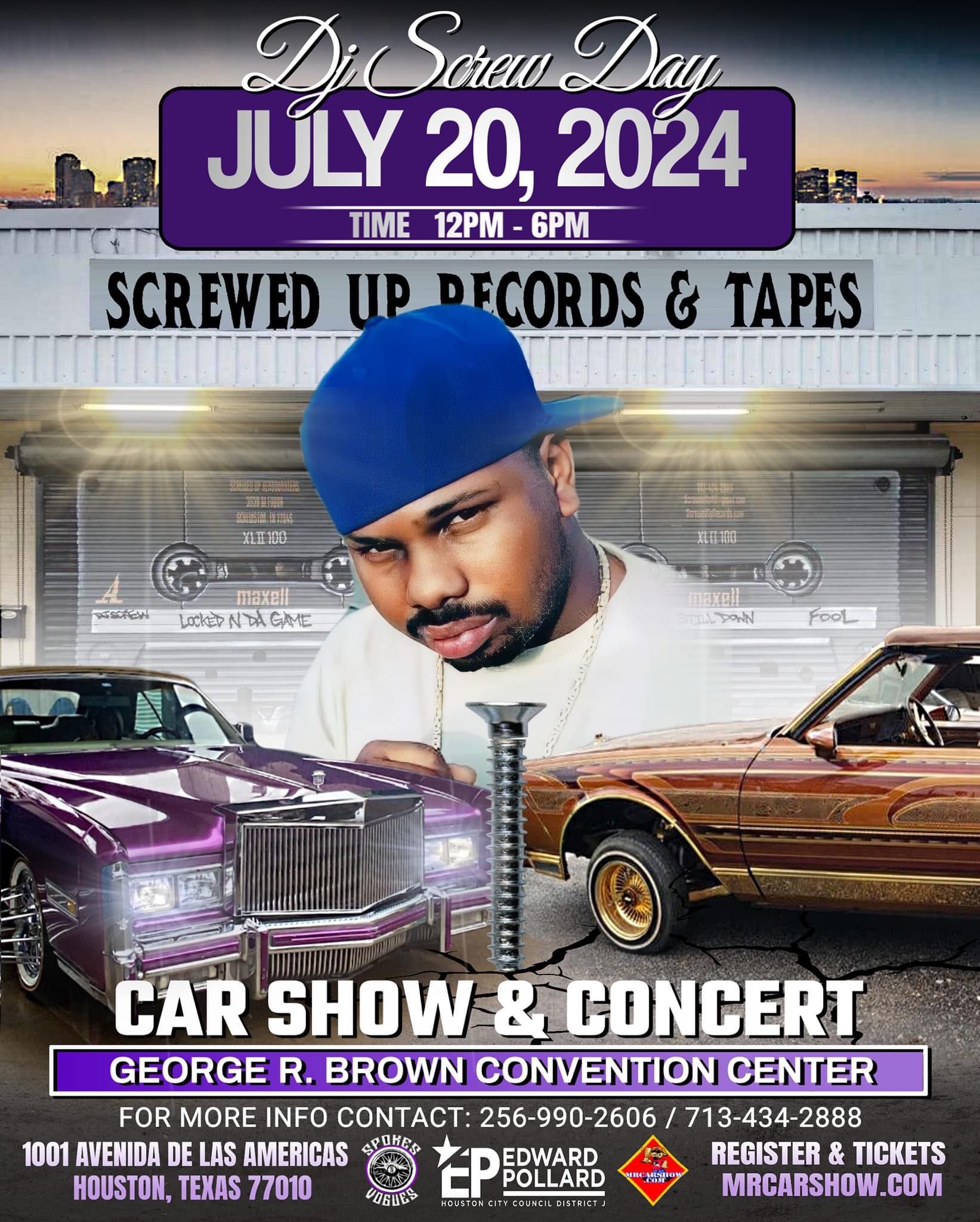 DJ Screw day flyer